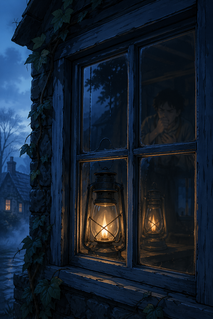 Lanterns trembled in window glass, and rough coughs rose behind the walls.