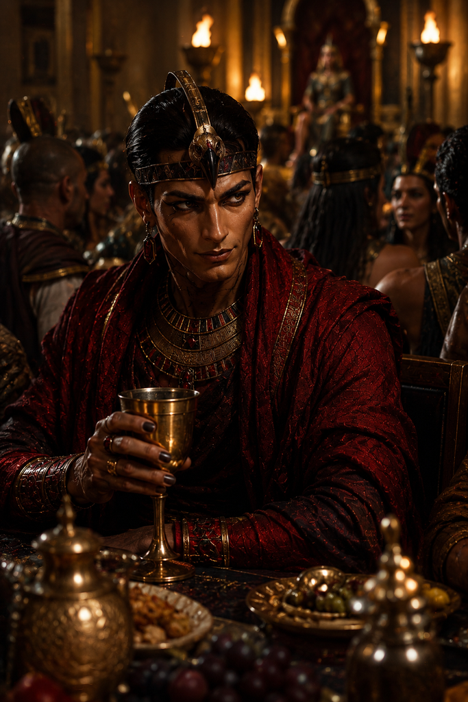 But jealous Set watched the crowded feast with a smile that never reached his eyes.