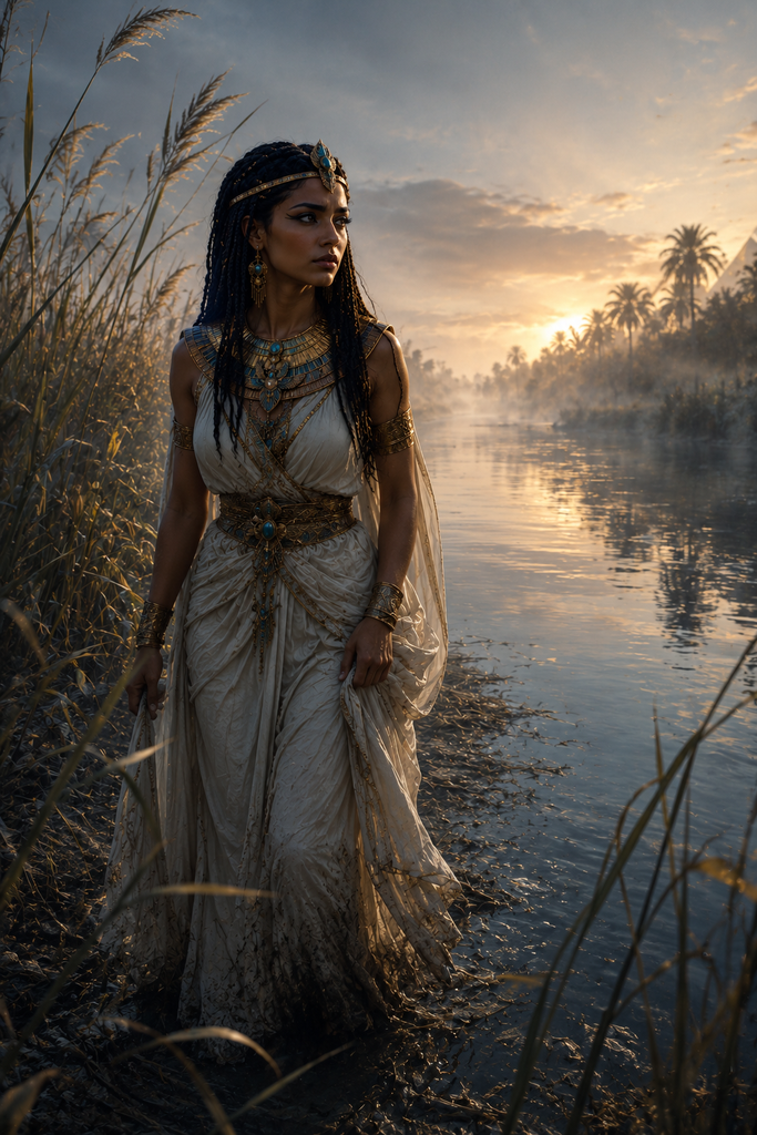 The Nile kept moving, and Isis followed its whisper from shore to shore.