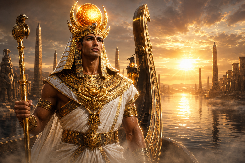 When dawn lifts over the horizon, Ra rises with it, and the first light feels earned by everyone still breathing.