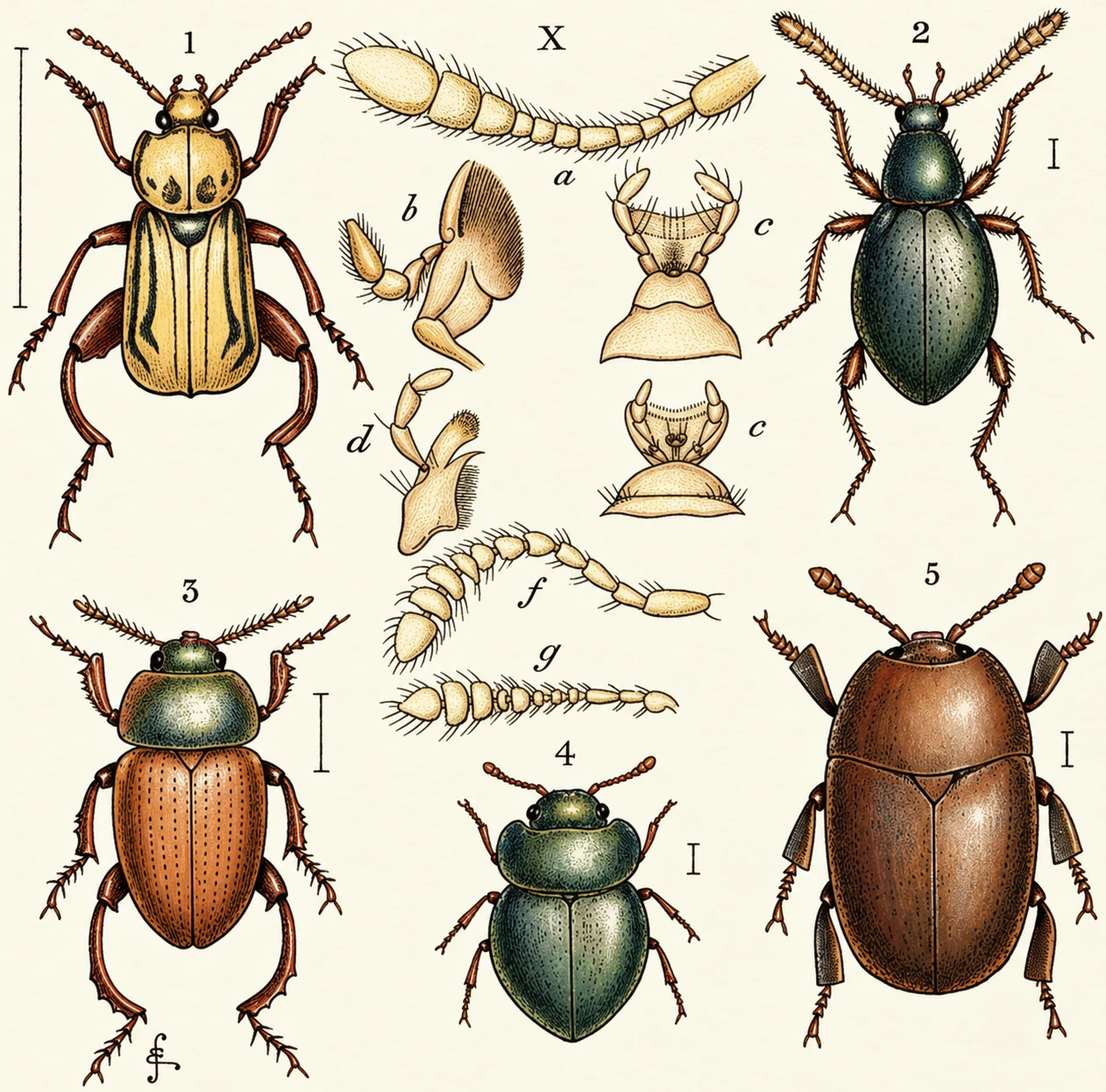 1. Neorodes littoralis. 2. Scydm®nus tarsatns. 3. Anisotoma cmnamomea, ^ Ugethes ffineus. a. Scydm«m«, antenna. 1. Neorodes littoralis. 2. Scydm®nus tarsatns. 3. A Agathidiumtevigatum. 6. MeUgethes ffineus. a. Scydm«m«, antenna. lpns. Agathidiumtevigatum. mlxilla- c. Anisotoma, labial palpi. d.…