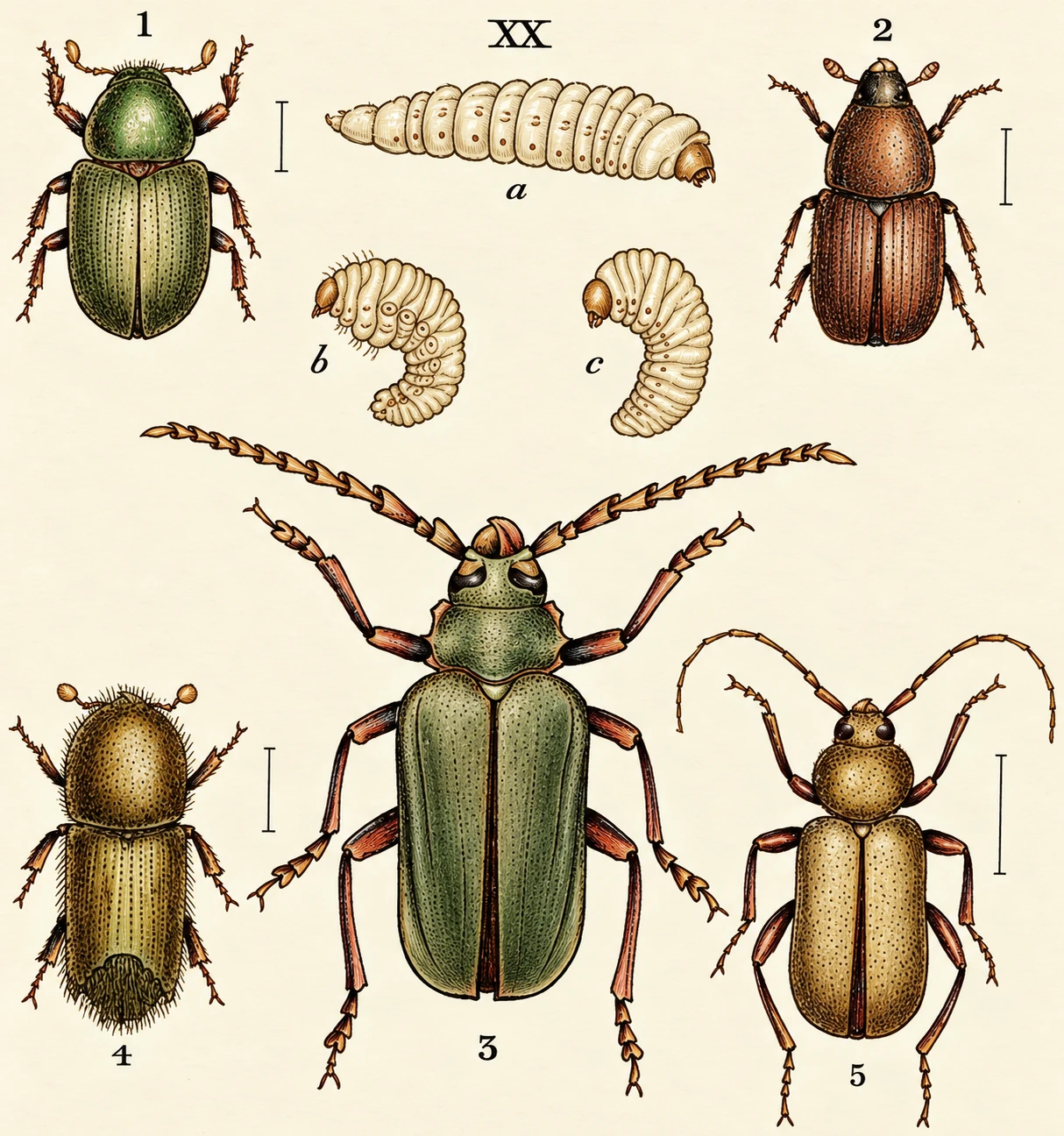 ^ Hylrainus crenatug. Scolytus destructor, eraph.cus. 5. CaUidium yio c. ^e c. ^eraph.cus. Scolytus, larva. eraph. Scolytus, us destructor, cus. 5. CaUidium yiolaoeum. a larva. 3. Prionus coriarius. 4. Tc io Tc Prionus, lai-va. b. Tomicus,