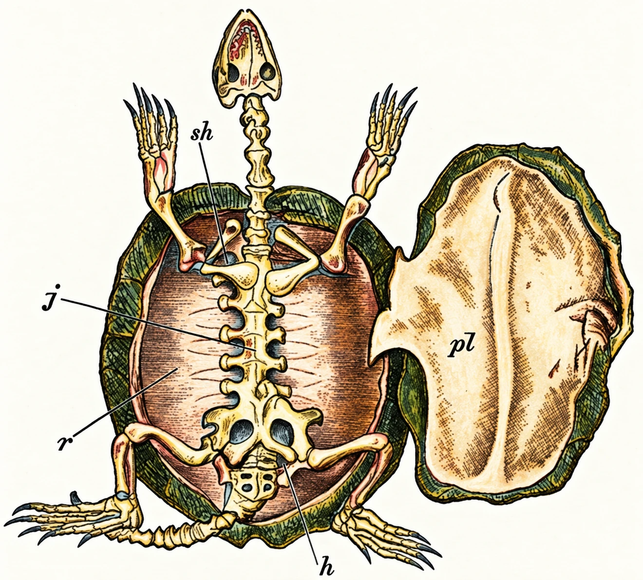 Carapace of the Tortoise.
