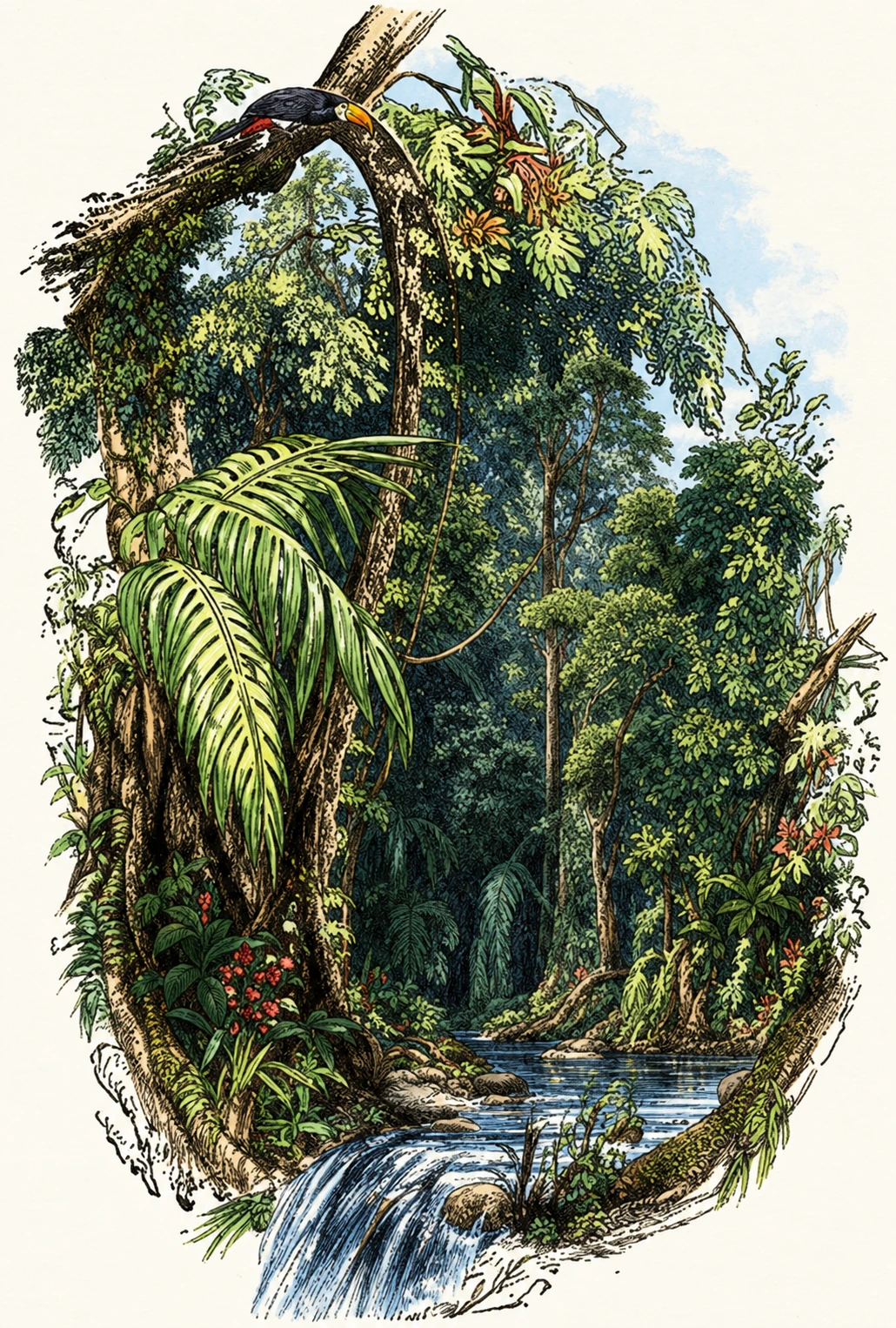 The Boa Constrictor in the Forests of South America.