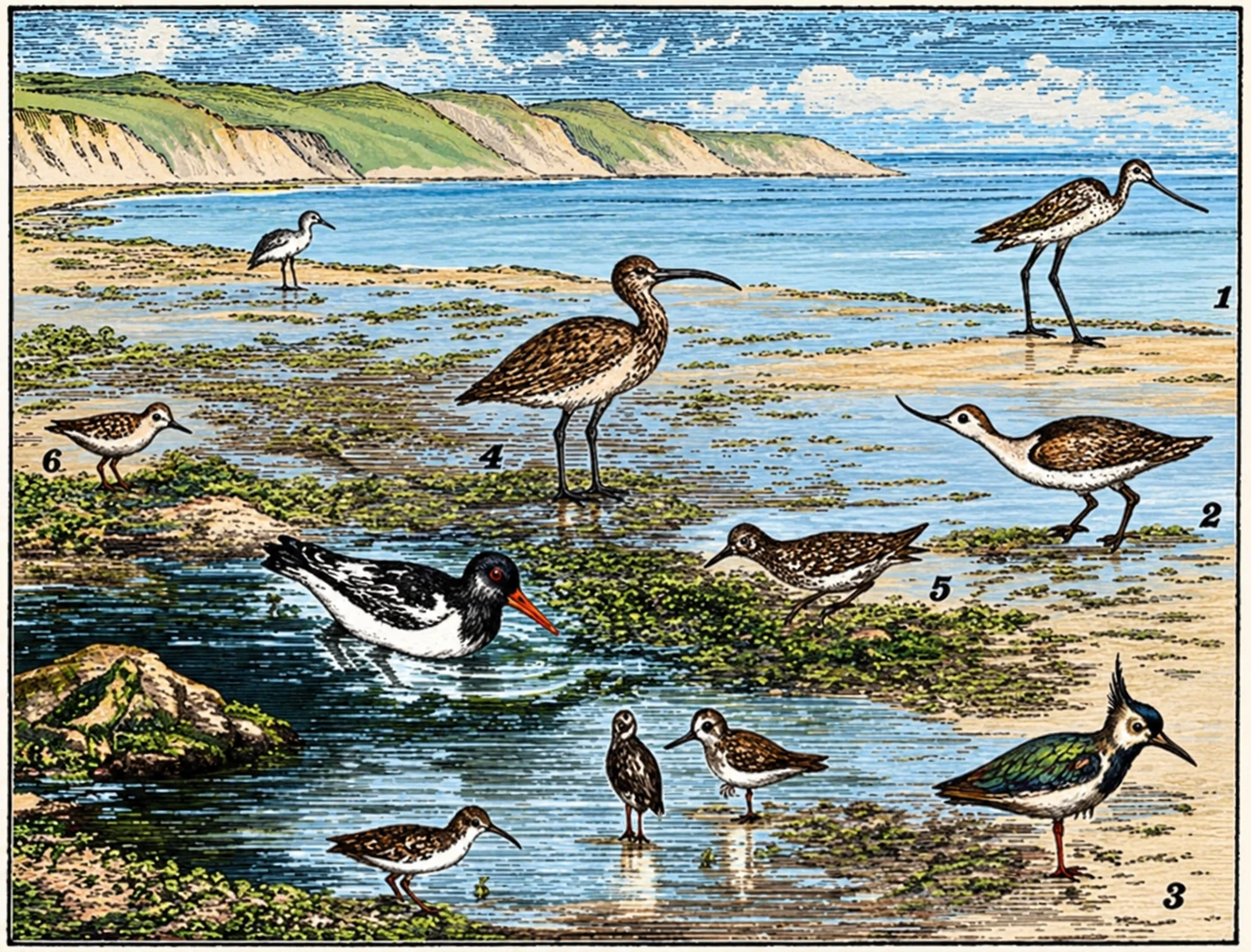 A group of Wading Birds.