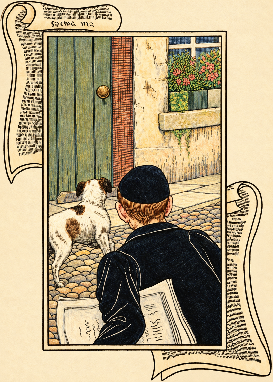 Illustration from A Hundred Anecdotes of Animals