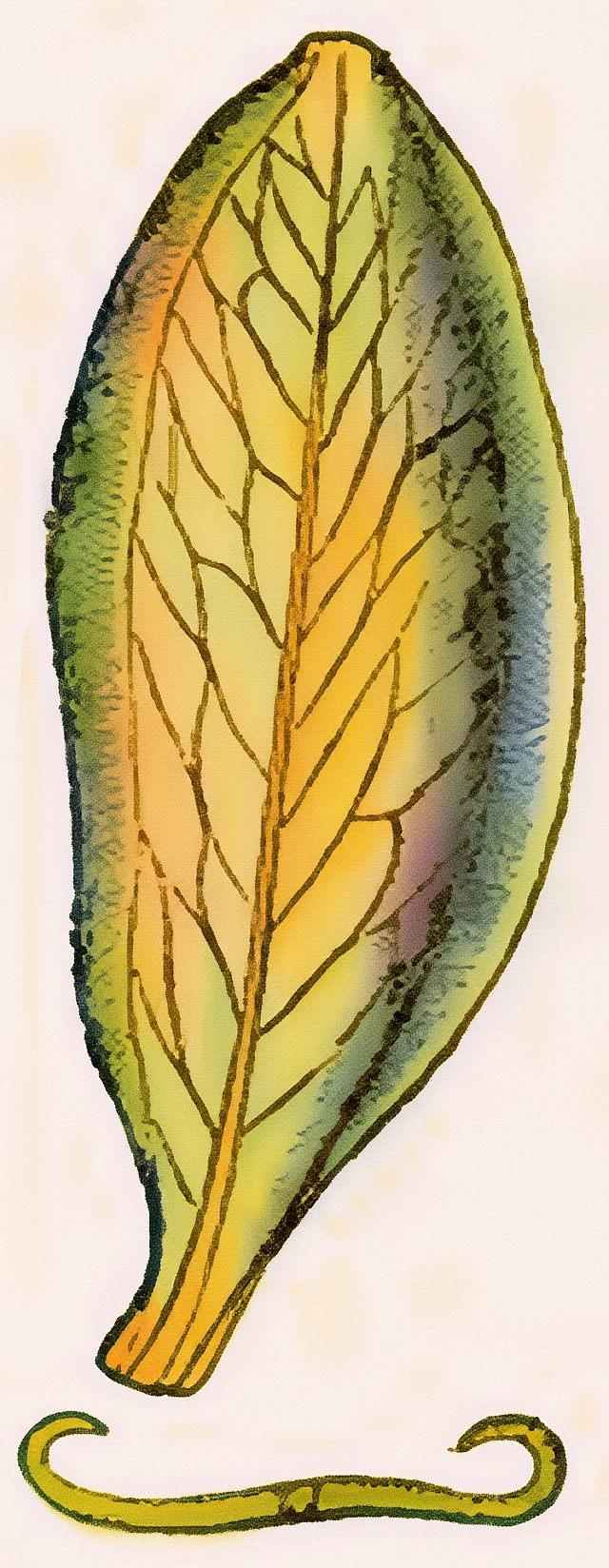 Gland of Cephalotaxus, in section.