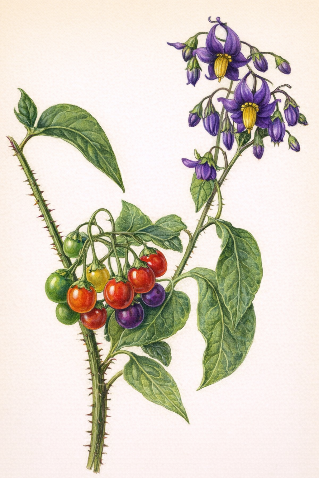 Fig. 23.—Bitter-Sweet (Solanum dulcamara).